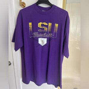 Purple LSU Baseball T-Shirt